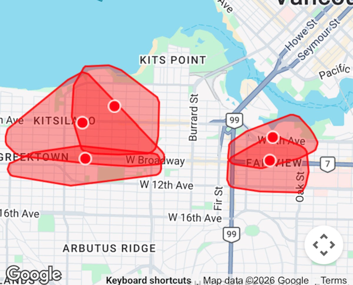 Power restored after outage hits Kitsilano, Fairview