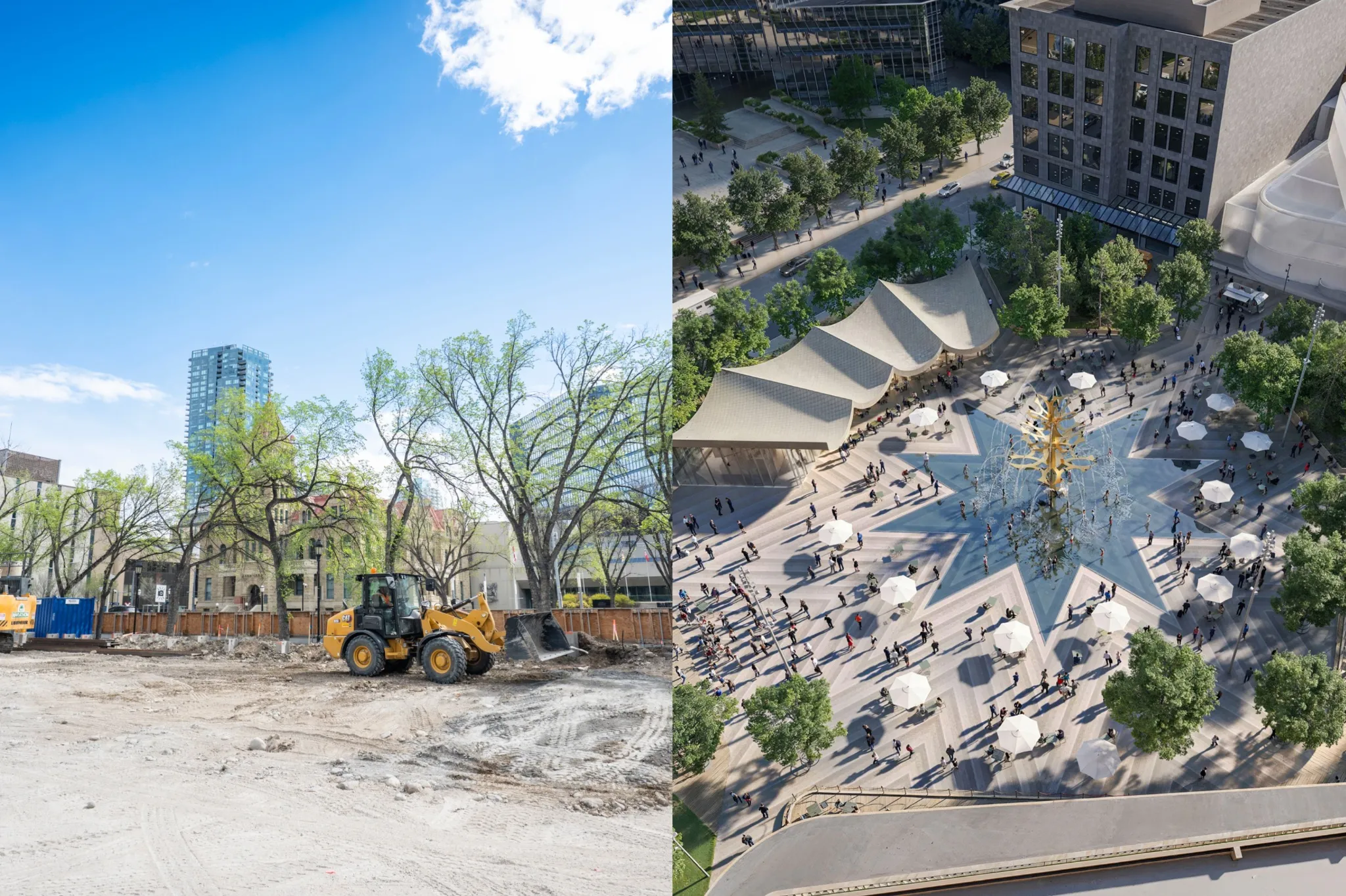 Olympic Plaza transformation underway downtown