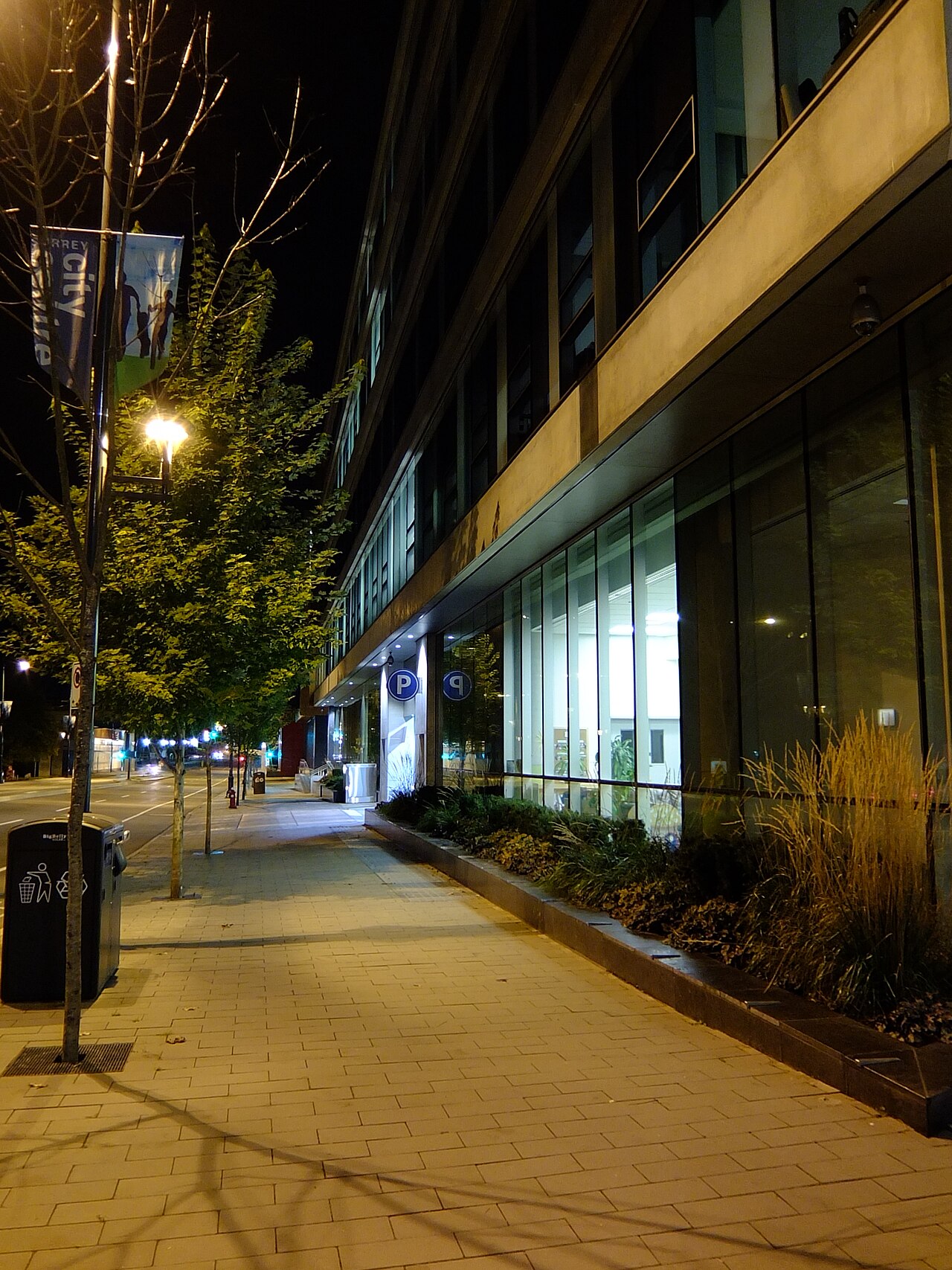 Suspicious fire at Surrey City Hall causes 'significant' damage to southwest exterior