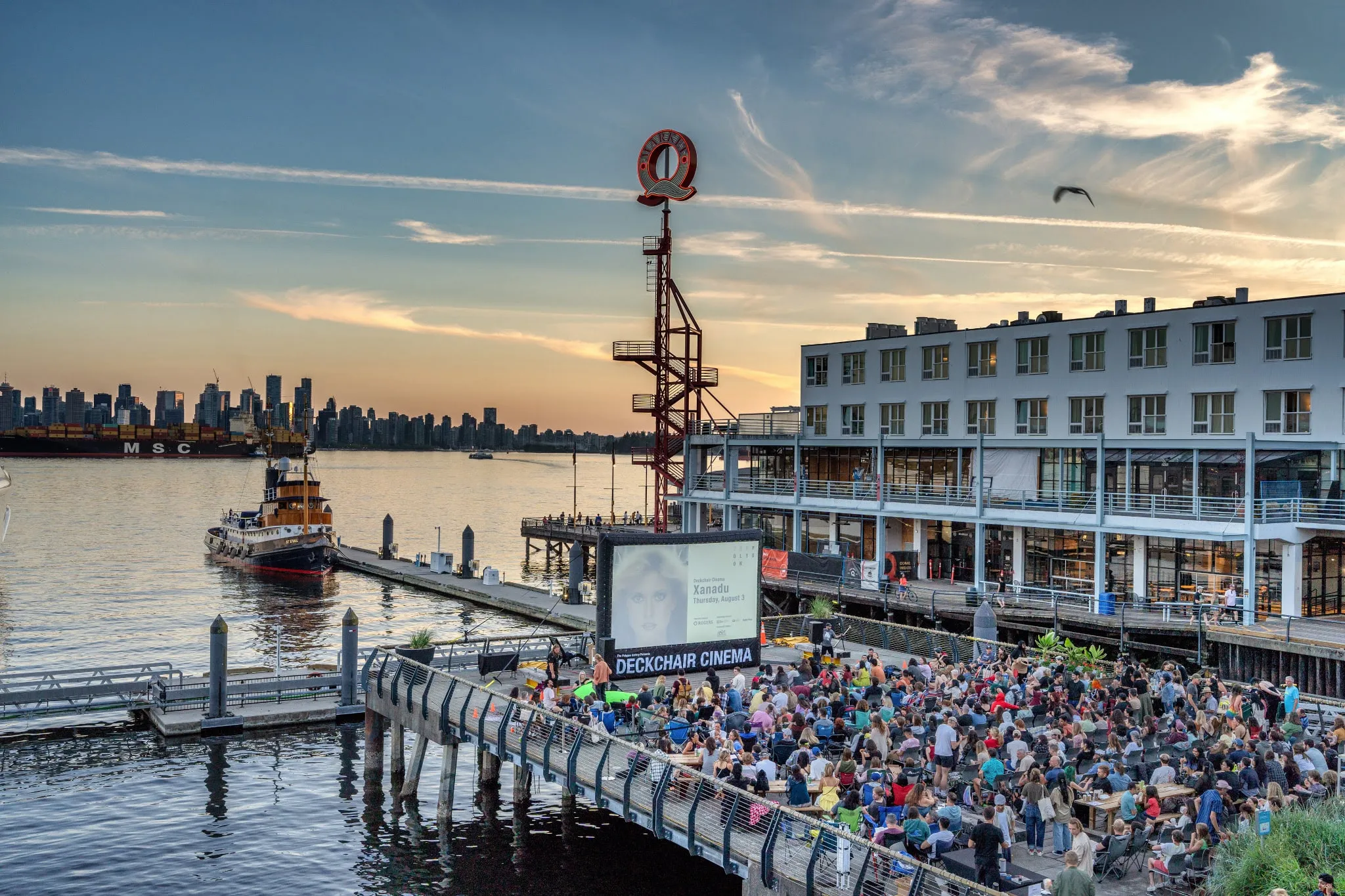 Outdoor movies return to North Vancouver waterfront