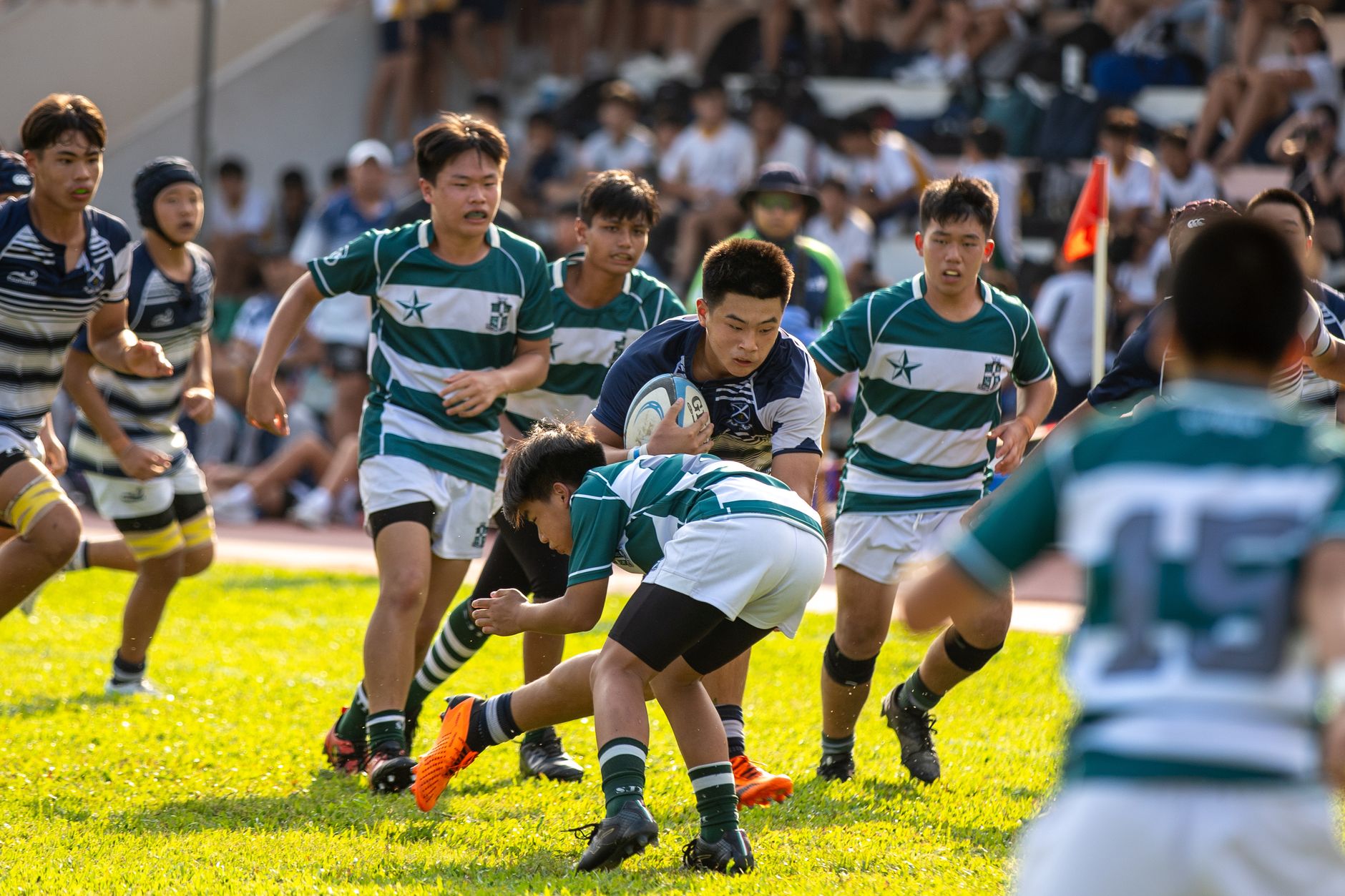 Leduc high school rugby teams capture city titles