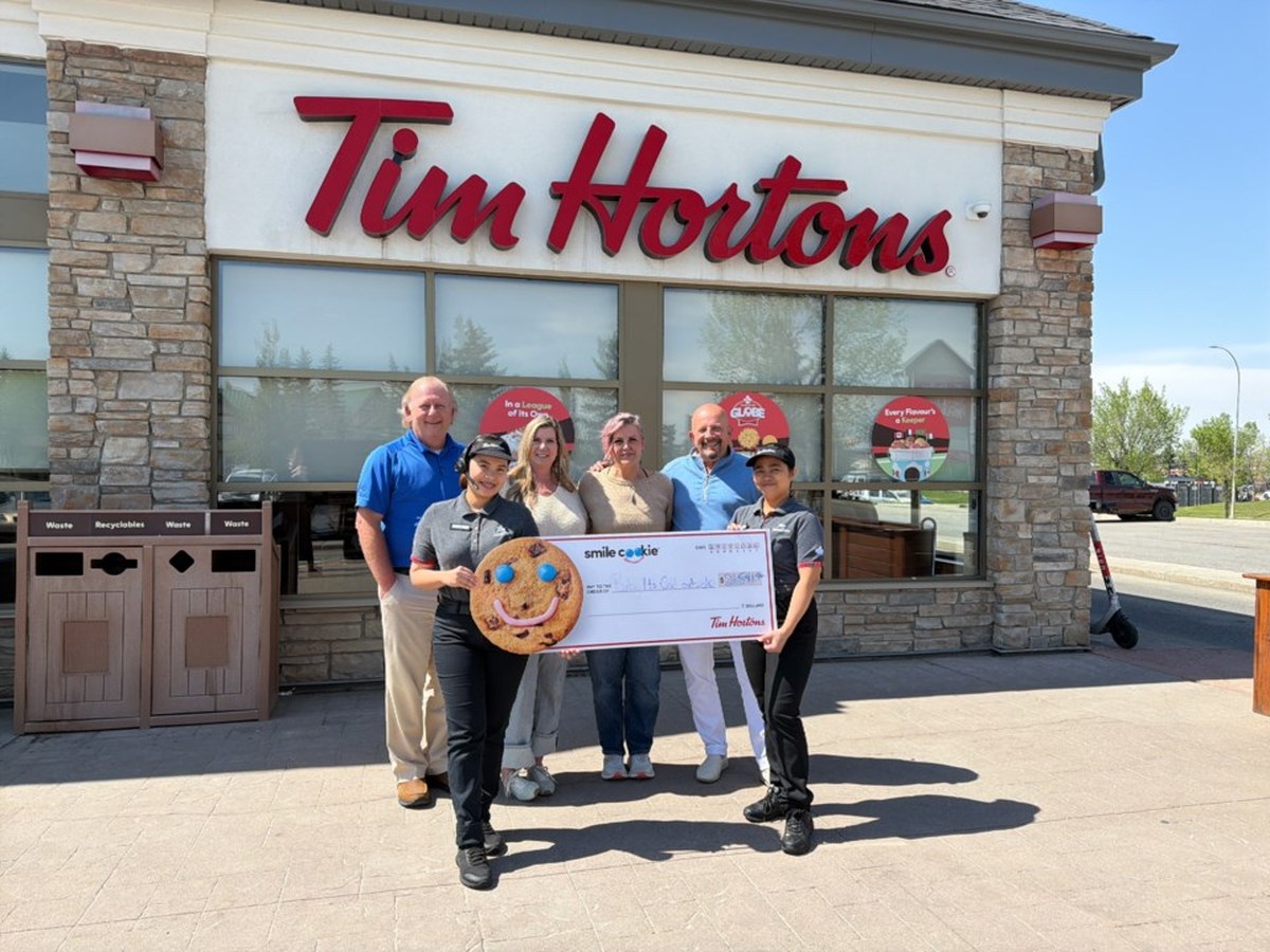 Tim Hortons Smile Cookie campaign raises $29K for Foothills charities