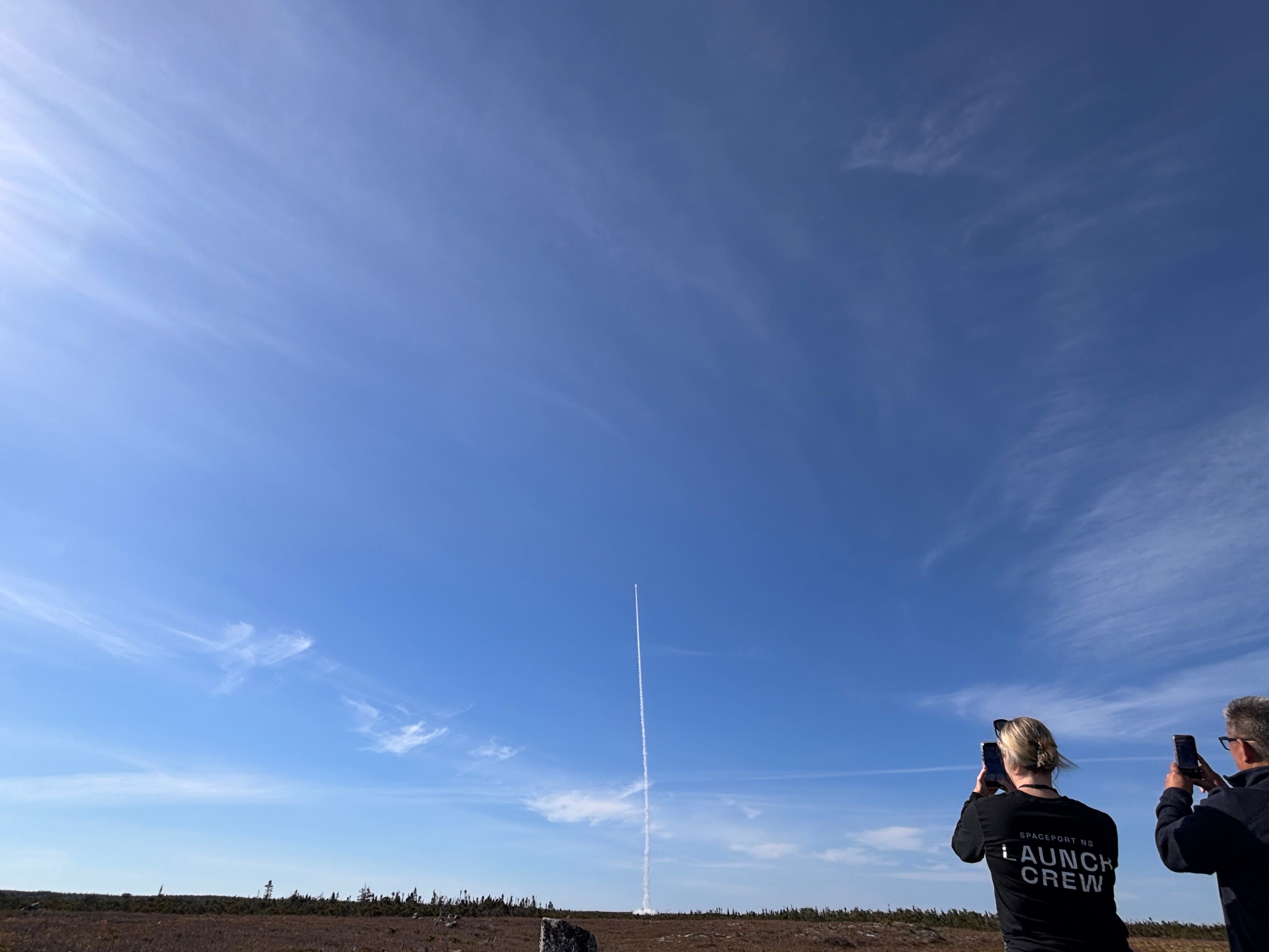 Canada launches test rocket toward space from Nova Scotia