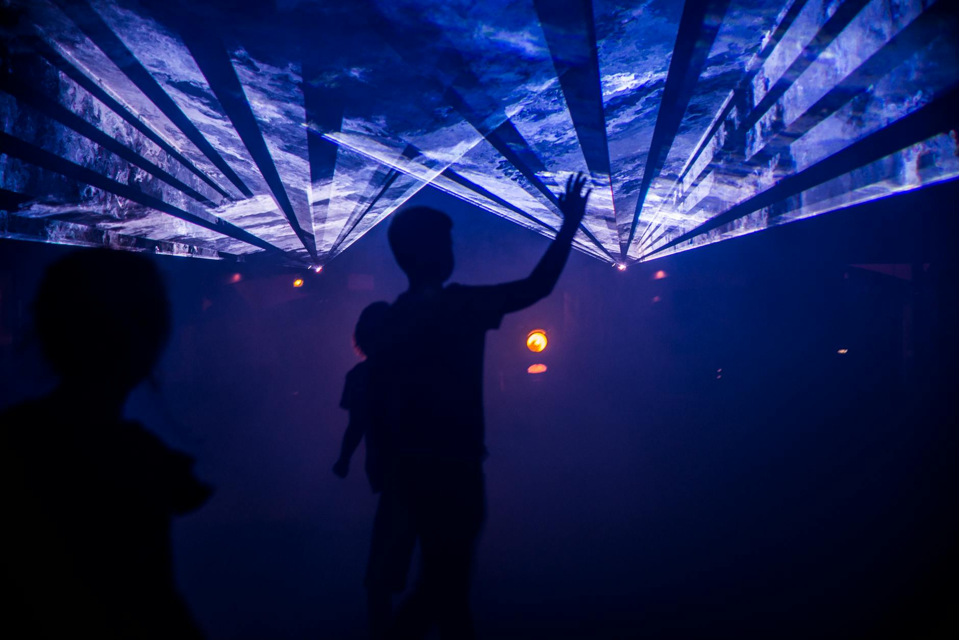Immersive light walk opening at Notre-Dame-des-Neiges