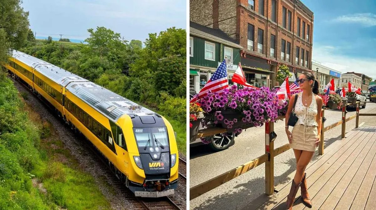 Take the train to Gananoque, a 1000 Islands gateway