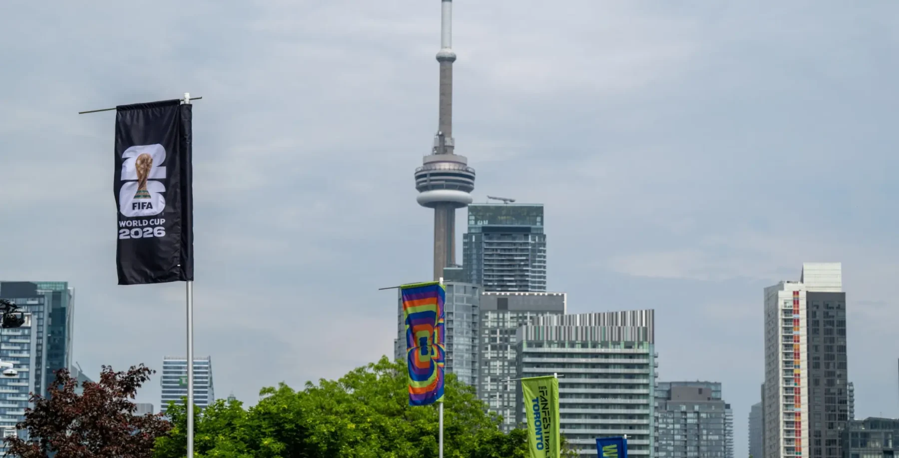 Rain threatens Toronto's FIFA Fan Festival ahead of Canada-Qatar match