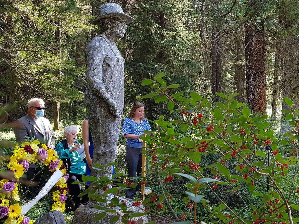 Bronze plaques at Banff internment memorial reported stolen