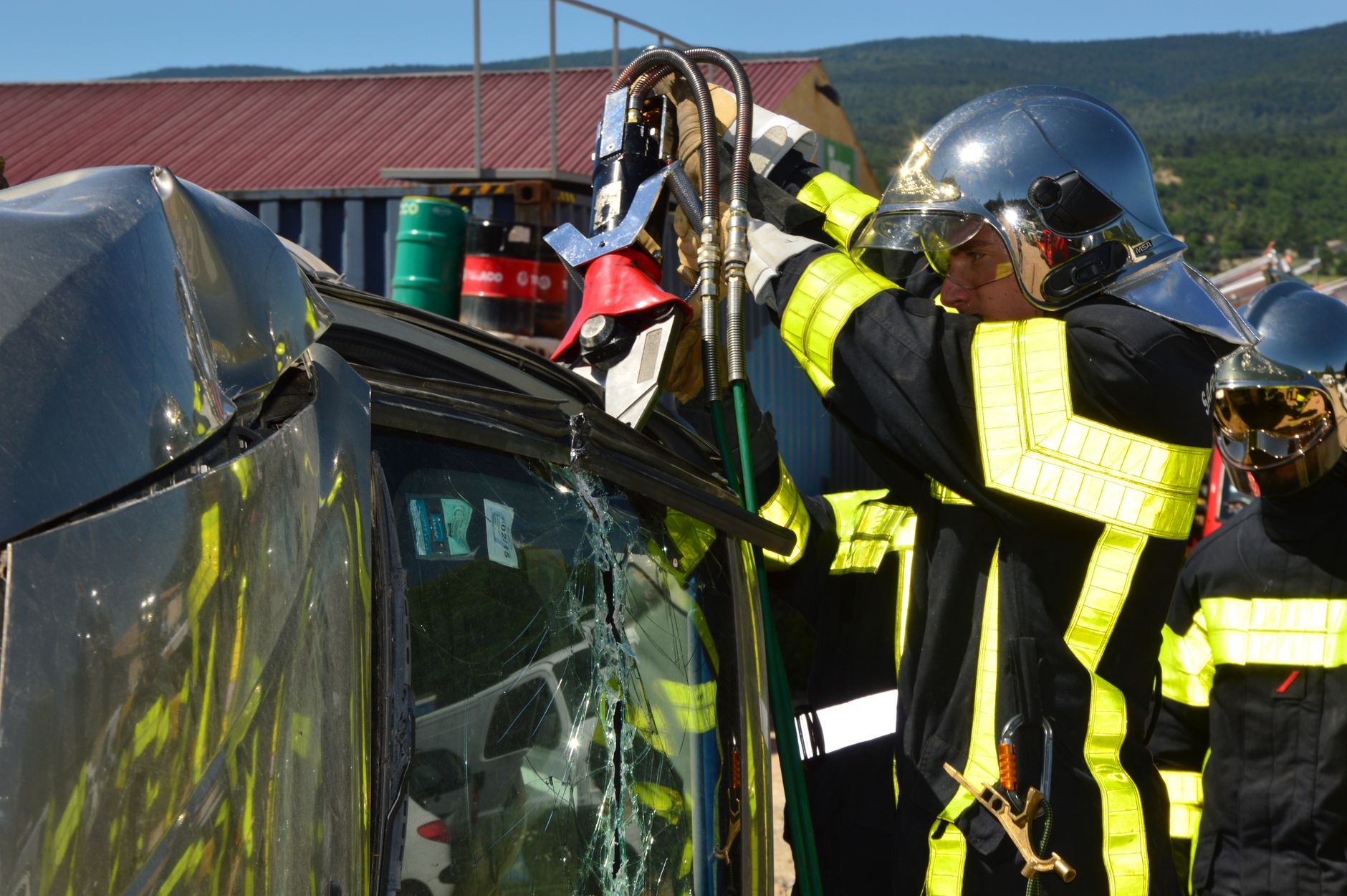 Firefighters free passenger trapped in vehicle after east-end collision