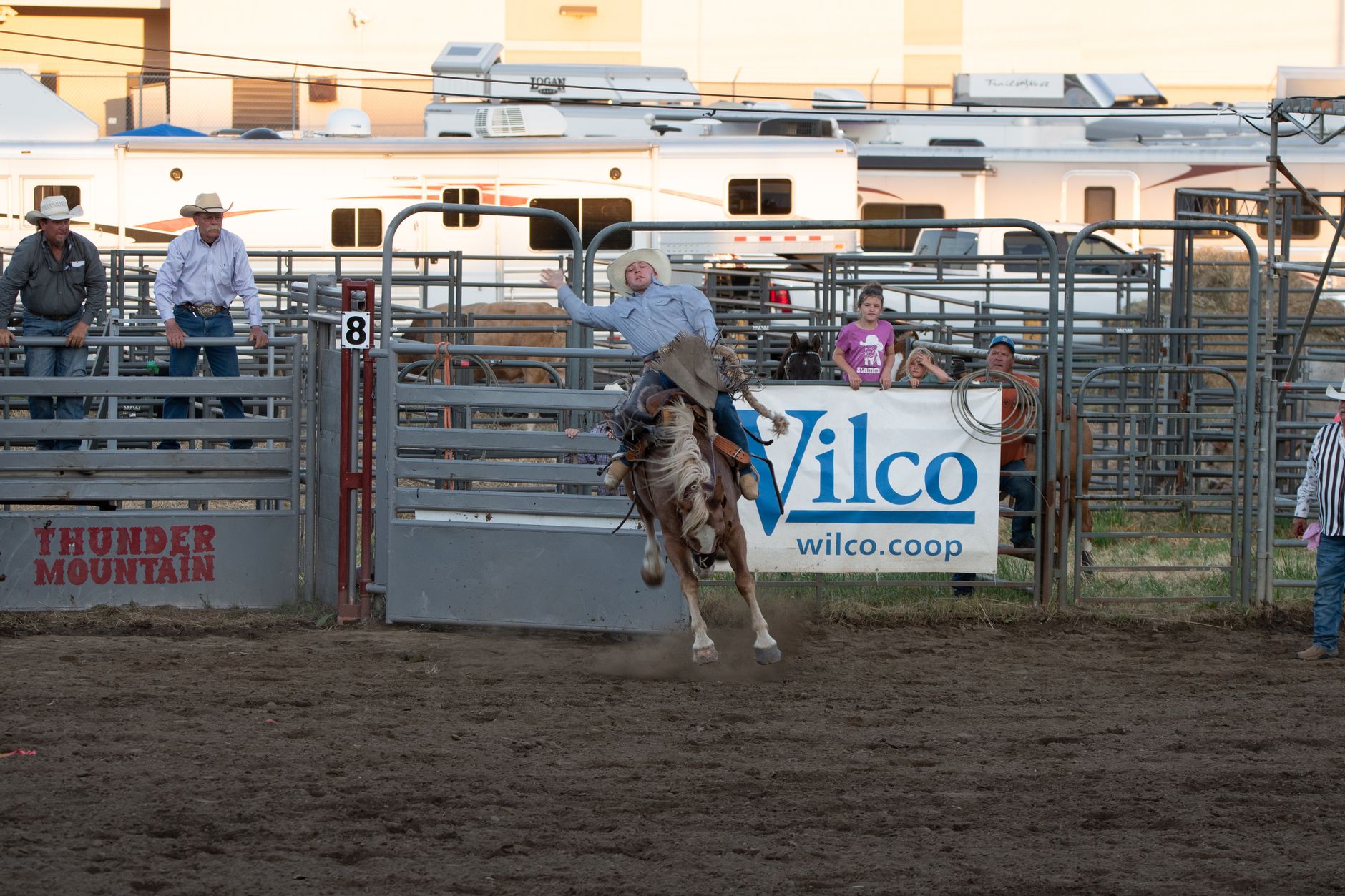 Ropers Macy Young and John Douch advance to Stampede Championship Sunday