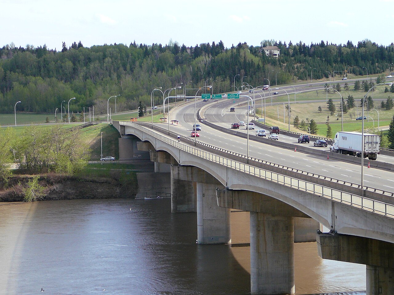 Whitemud Drive flooded and shut down after severe Saturday night storm