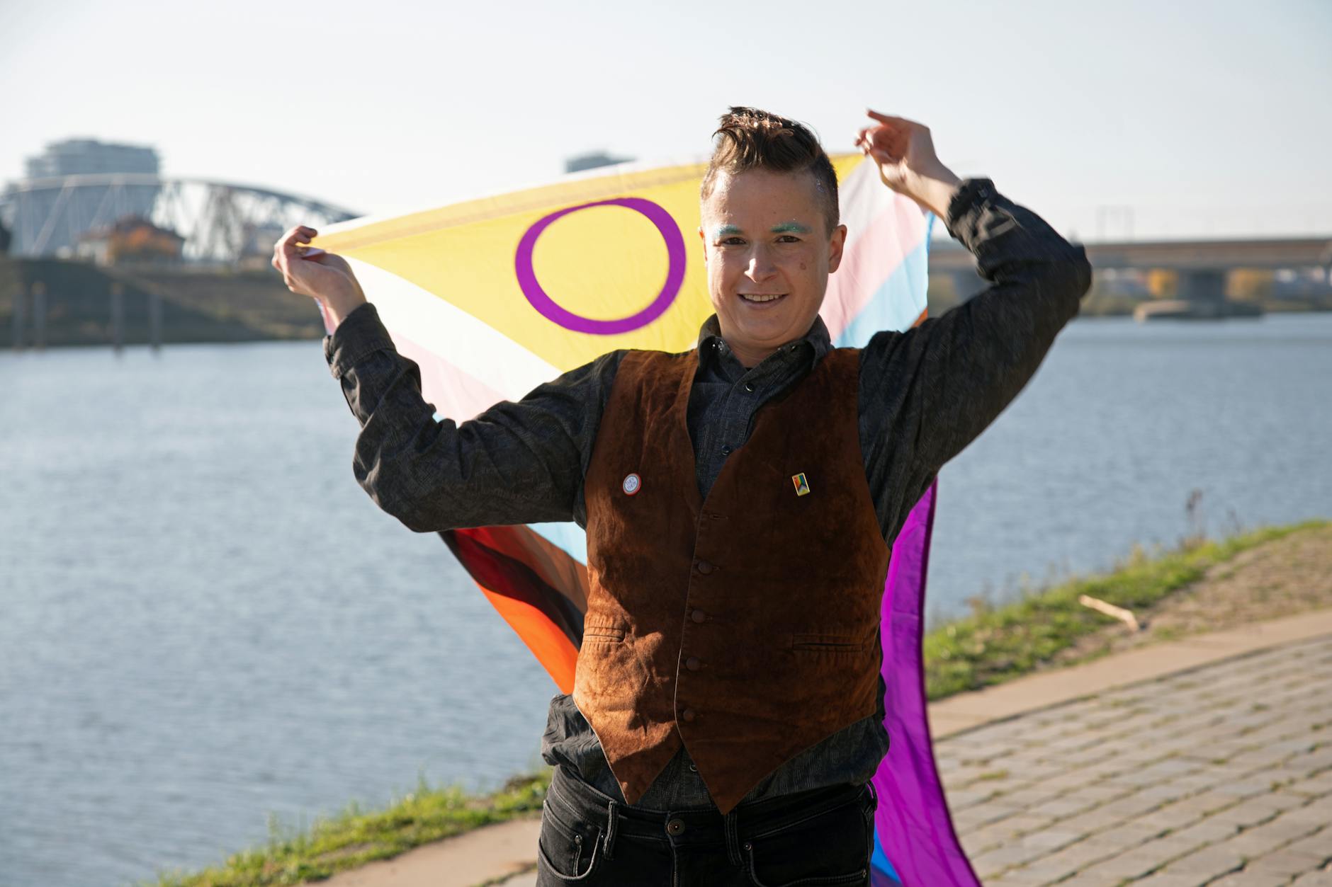Delta Raises Intersex-Inclusive Pride Flag for June