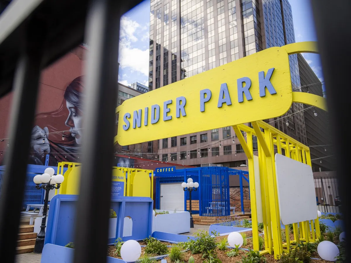 Snider Park Opens Downtown This Weekend