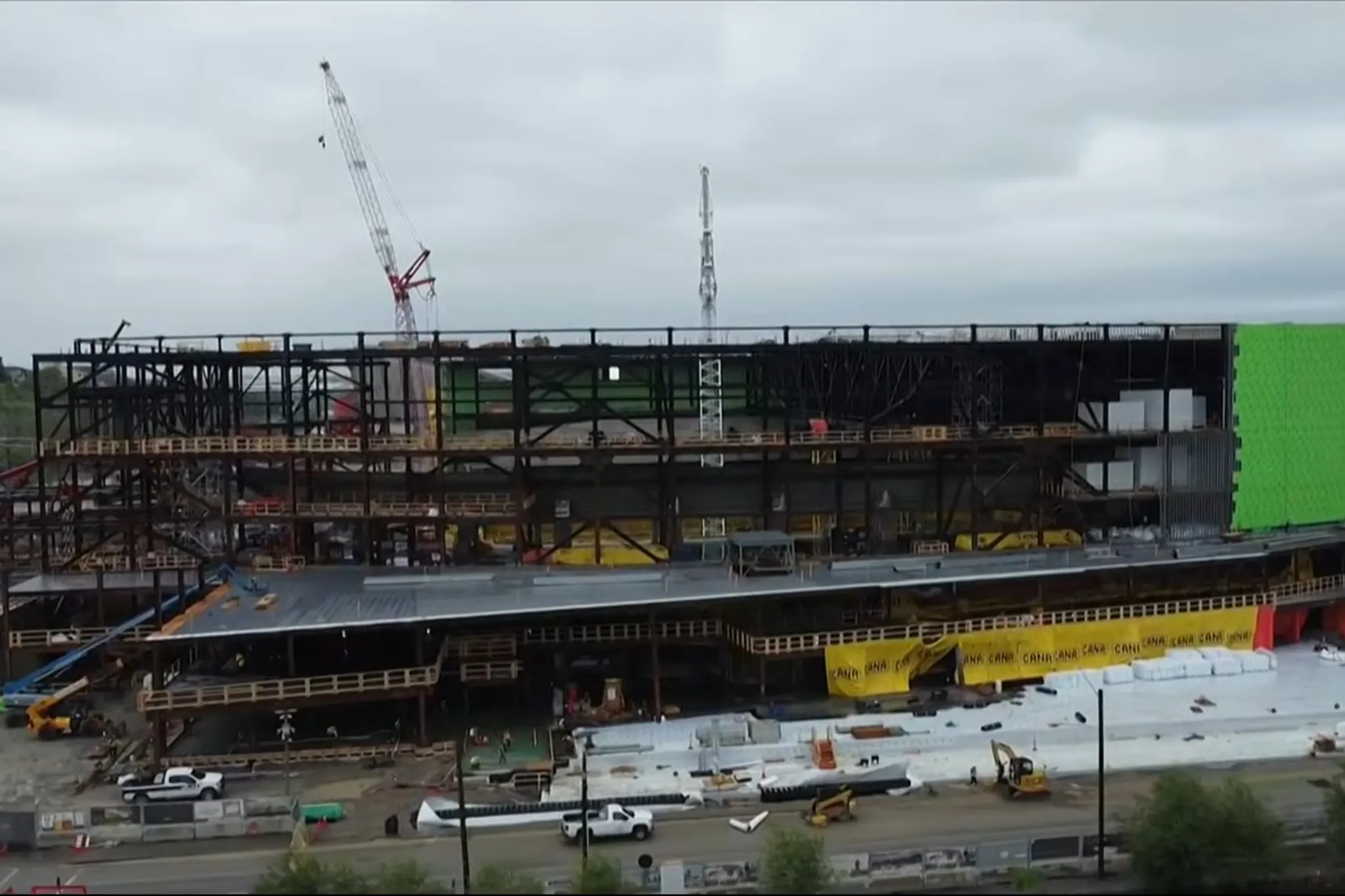 Scotia Place construction hits midway mark, stays on track for 2027-28