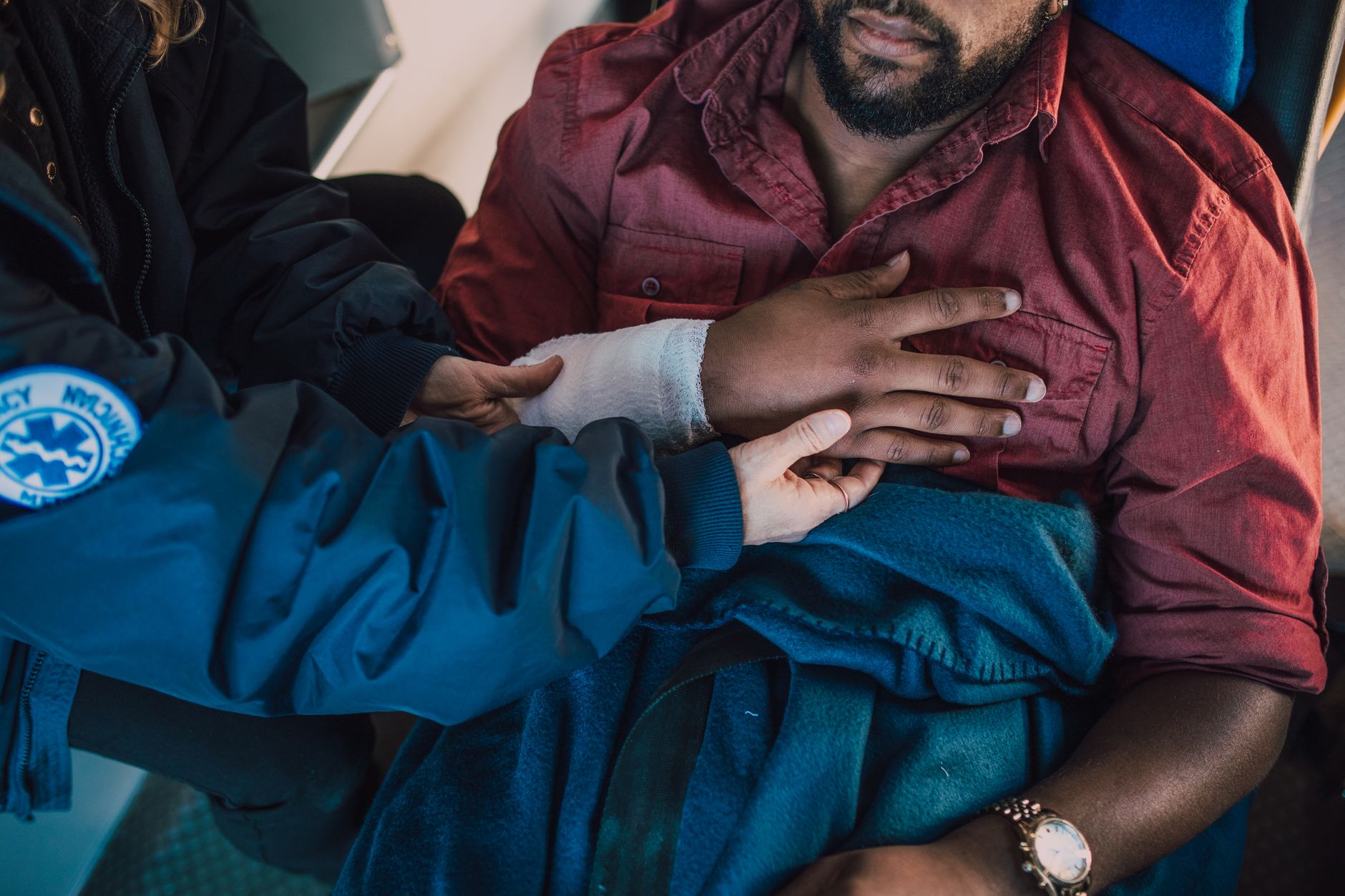 Man drives to hospital with stab wounds from road rage incident