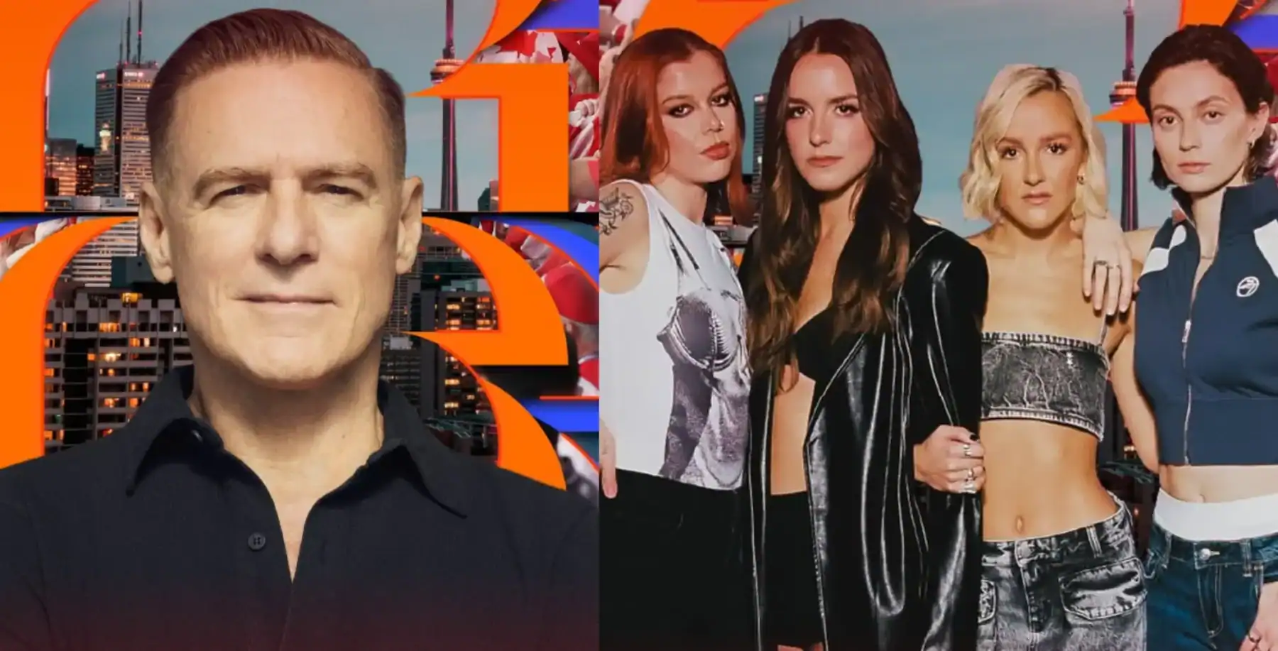 Bryan Adams headlining FIFA Countdown Concert at Fort York