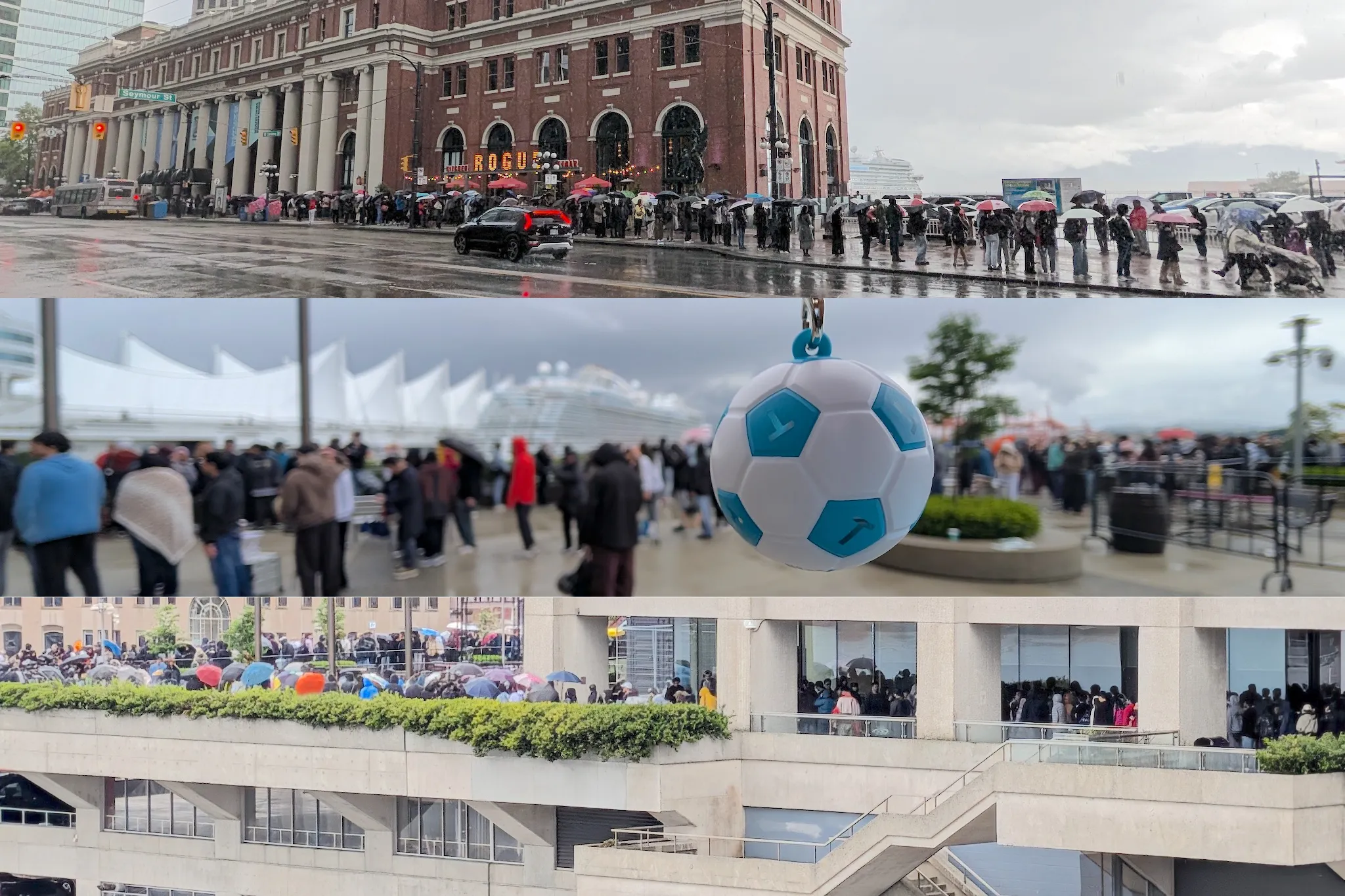 Compass Soccer Mini Keychains Sell Out at Waterfront Station