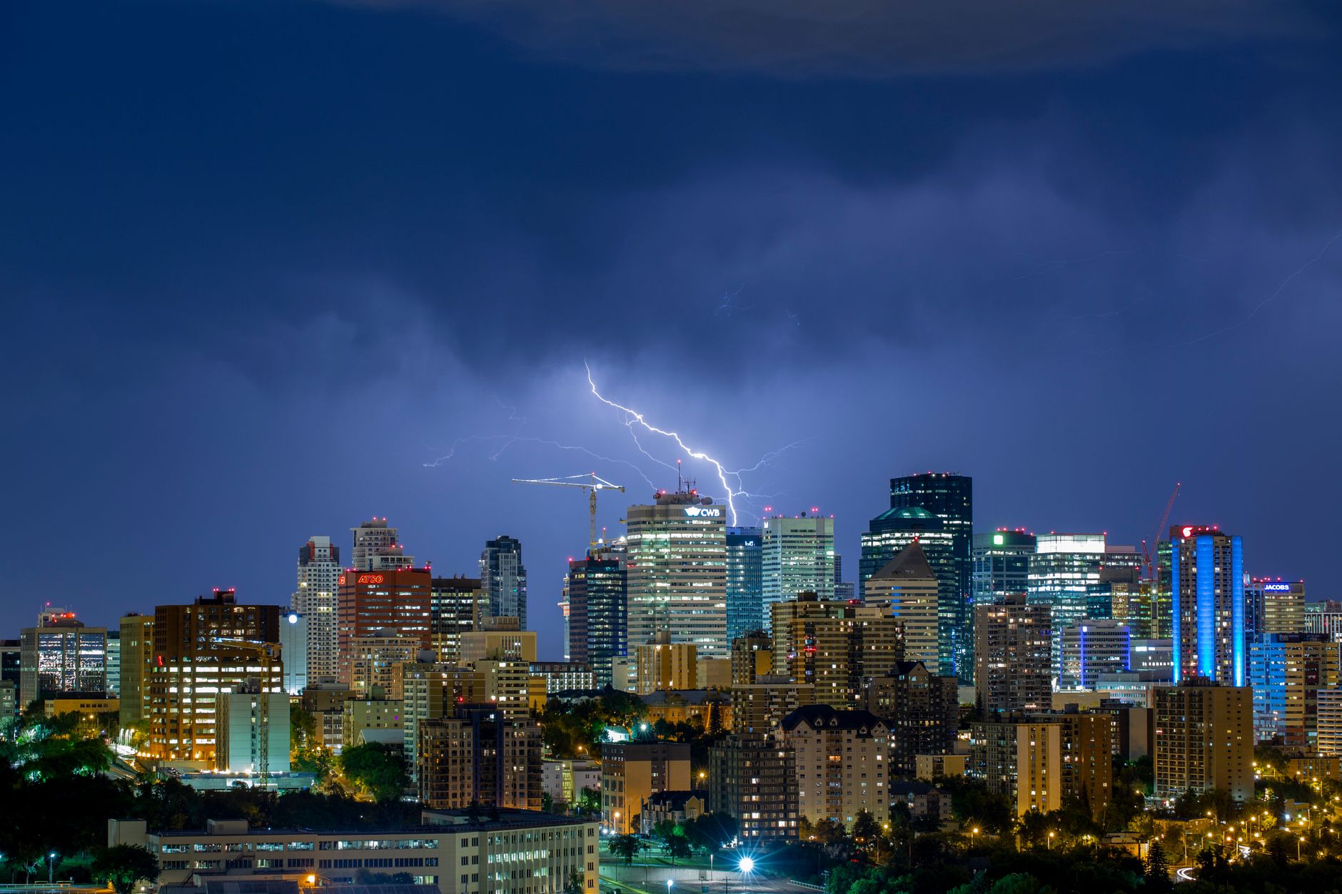 Edmonton's wettest summer on record hits 500+ millimetres as July nears its end