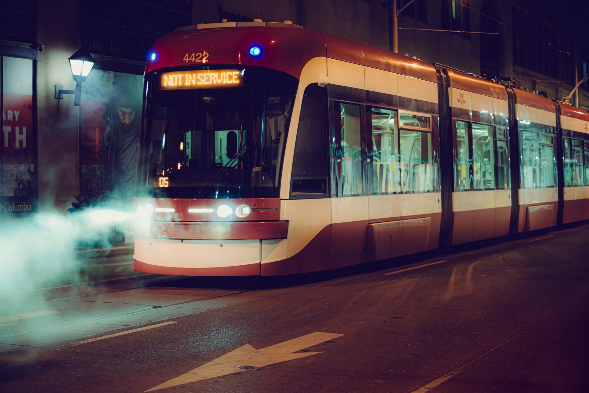 TTC Line 5 Eglinton shut down between Mount Pleasant and Don Valley due to smoke