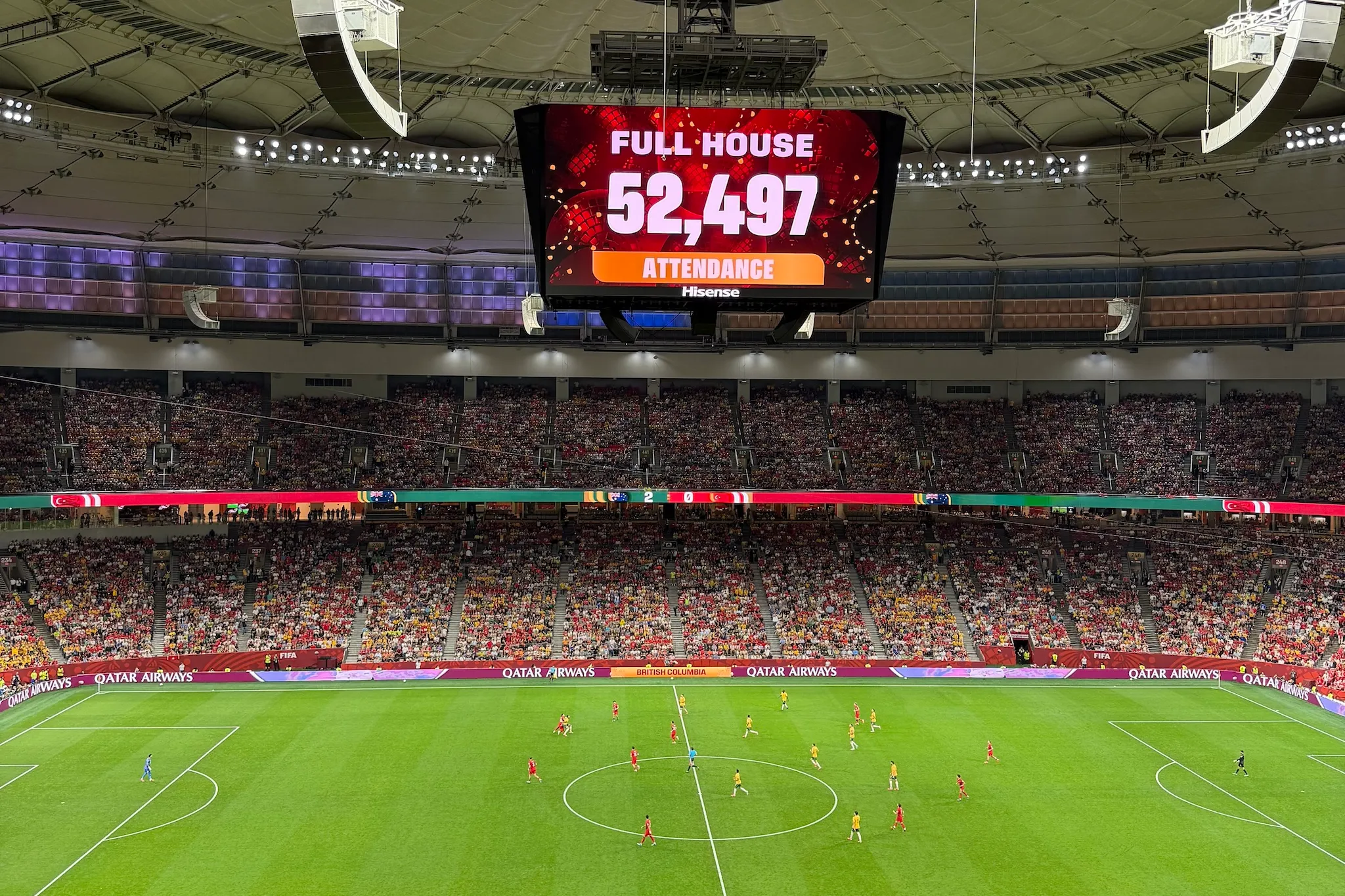 Vancouver's World Cup matches now virtually sold out