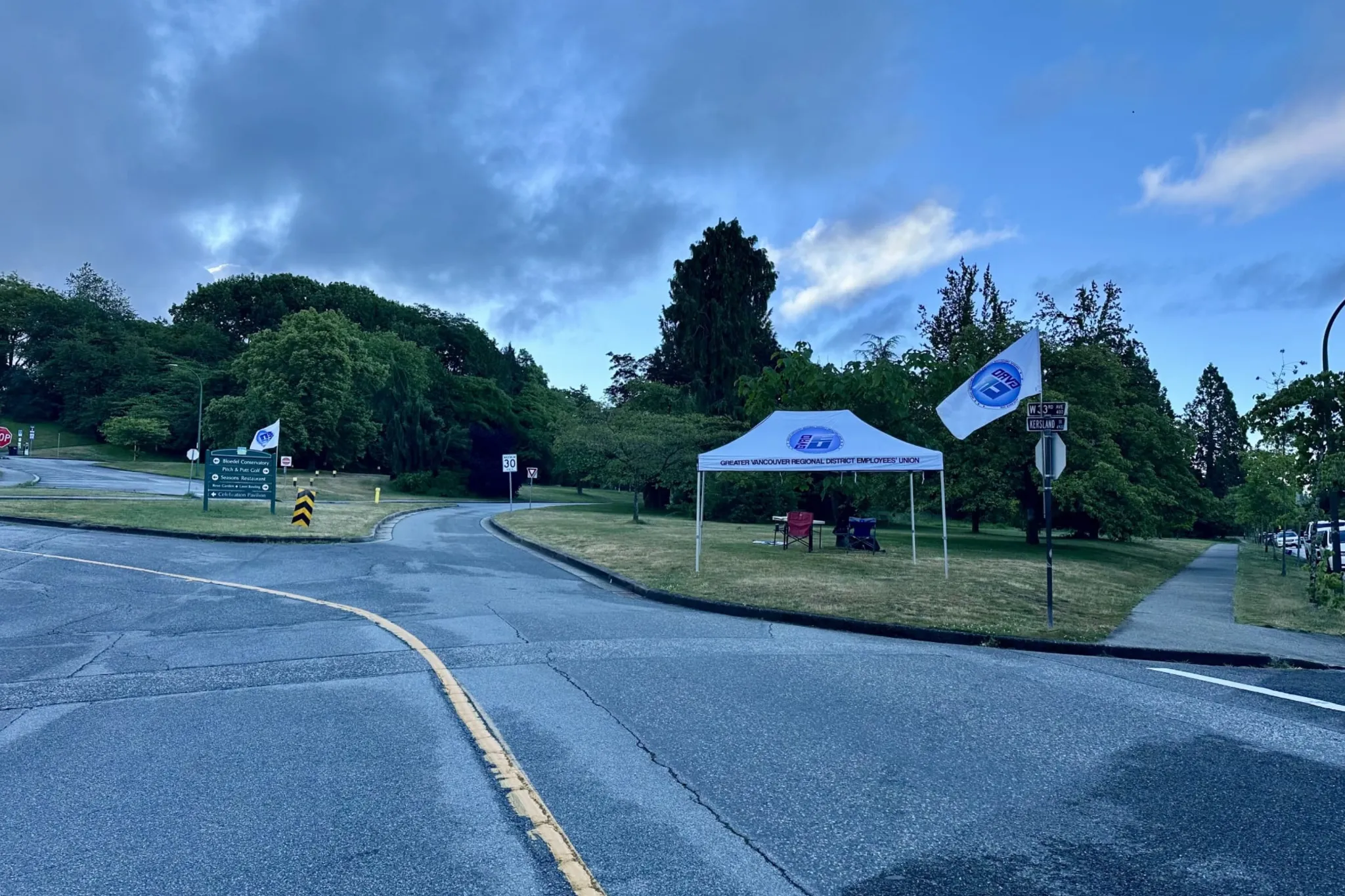 Metro Vancouver water workers escalate job action, picket Queen Elizabeth Park