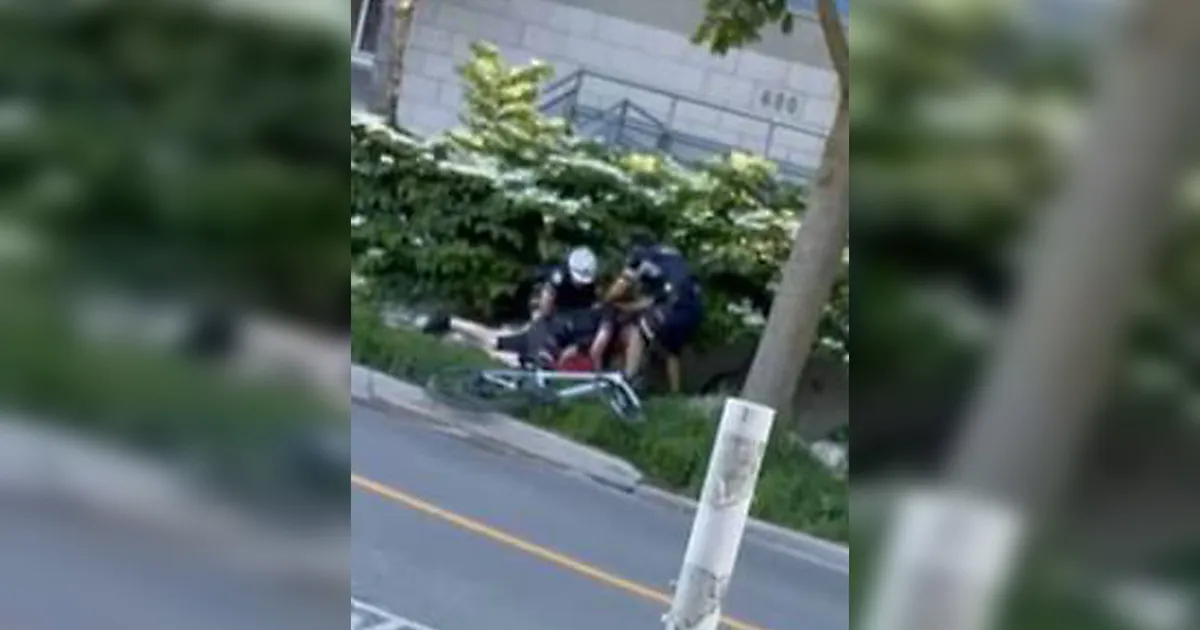 Video of Toronto cop tackling cyclist sparks excessive-force debate