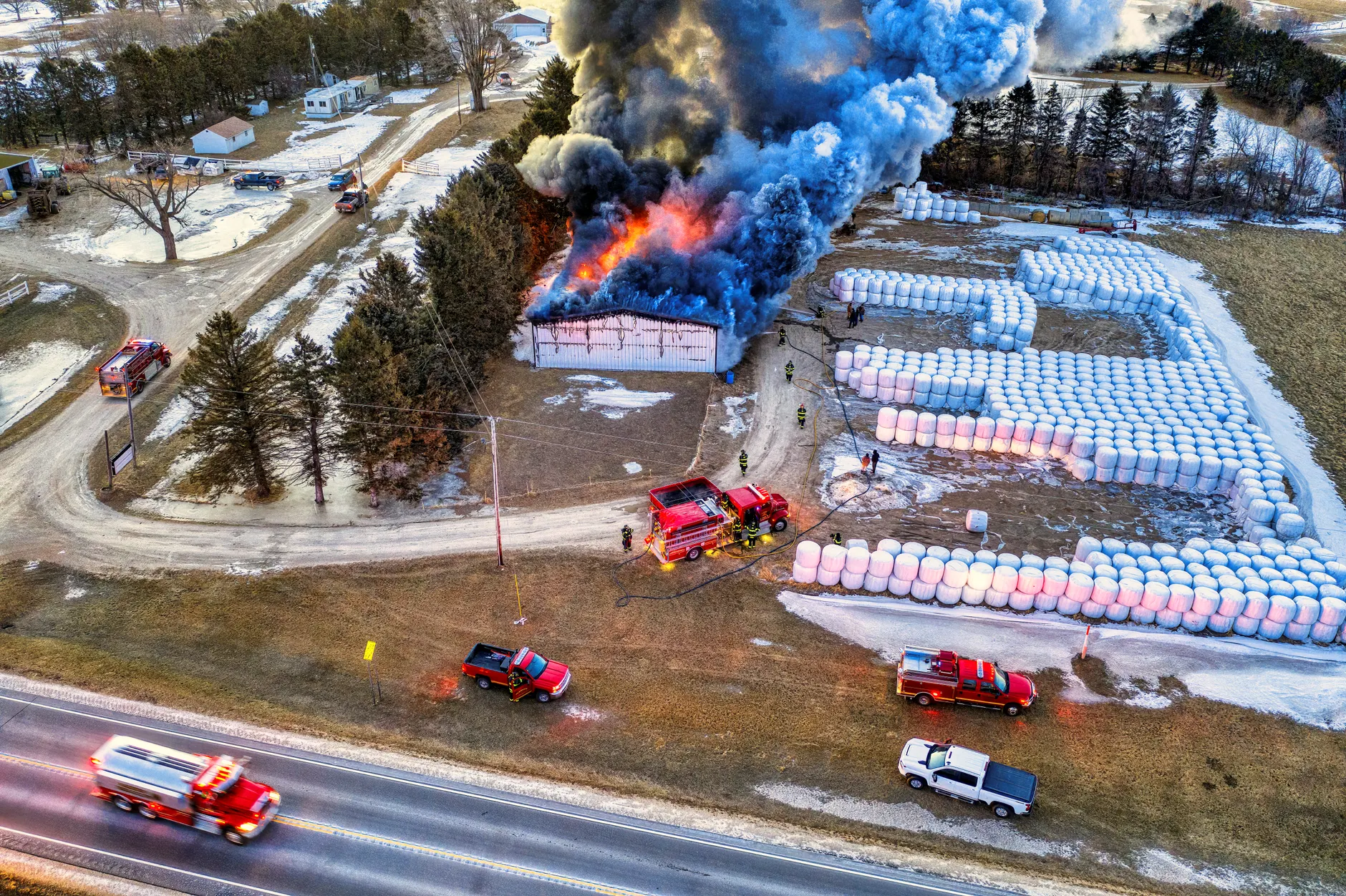 Three Charged in Luxury Car Dealership Arson