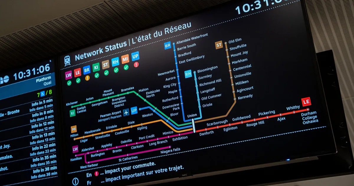 GO Transit shuts down two lines this weekend