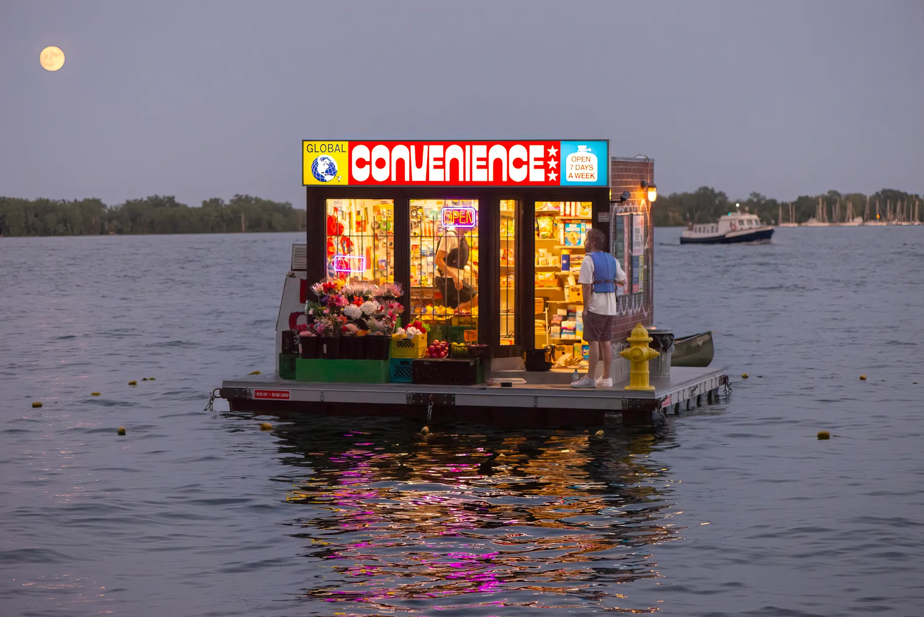 Inside Toronto's floating convenience store on Lake Ontario