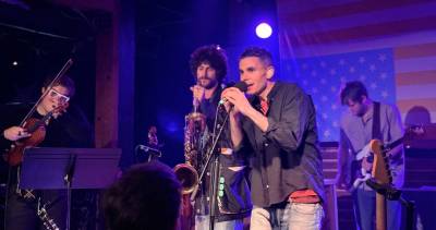 Rostam brought a full band to Fortune Sound Club
