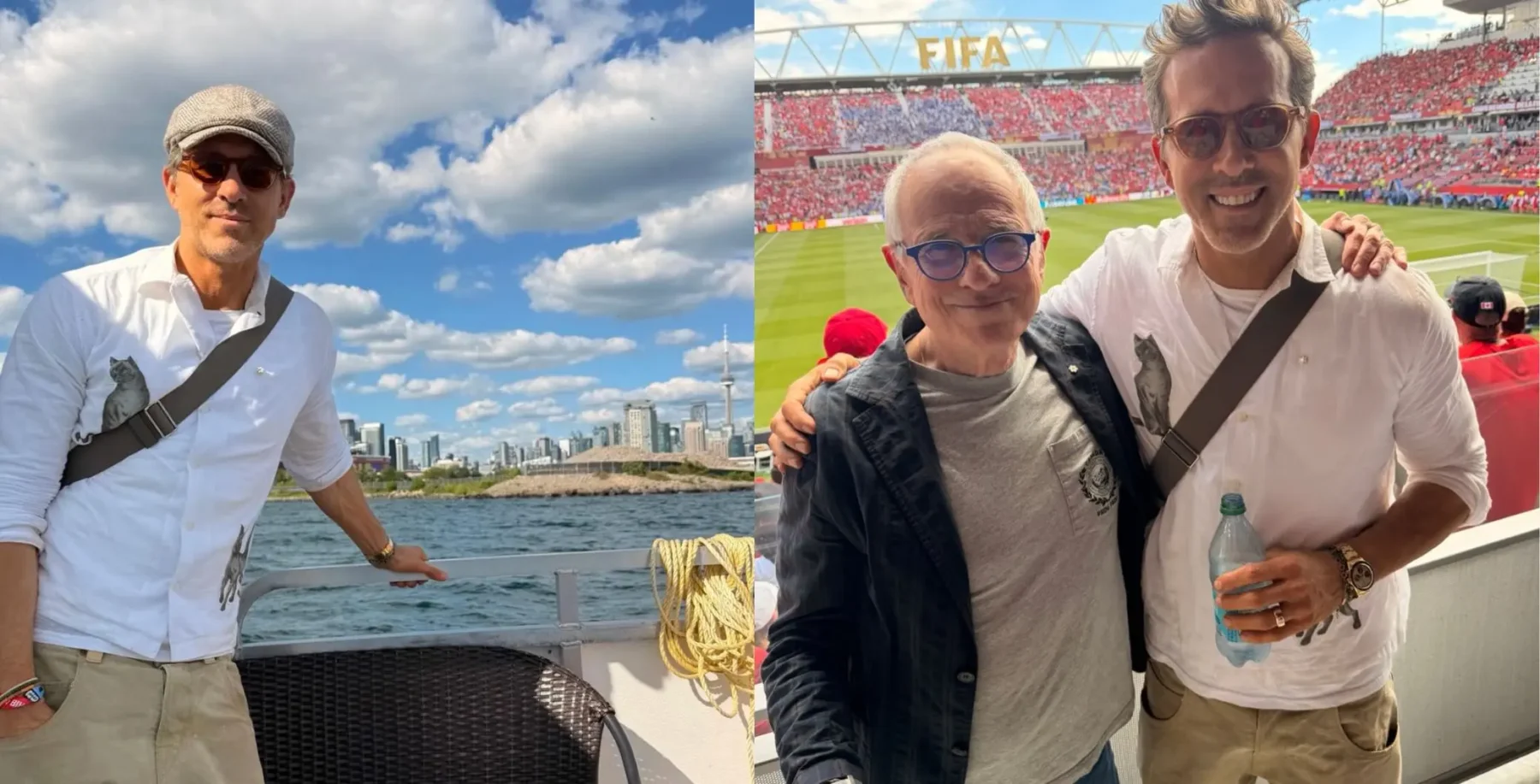 Ryan Reynolds flies to Toronto for Canada's World Cup opener