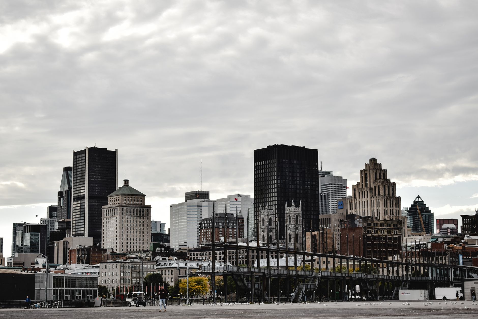 Saturday's cooler—perfect for moving around the city.
